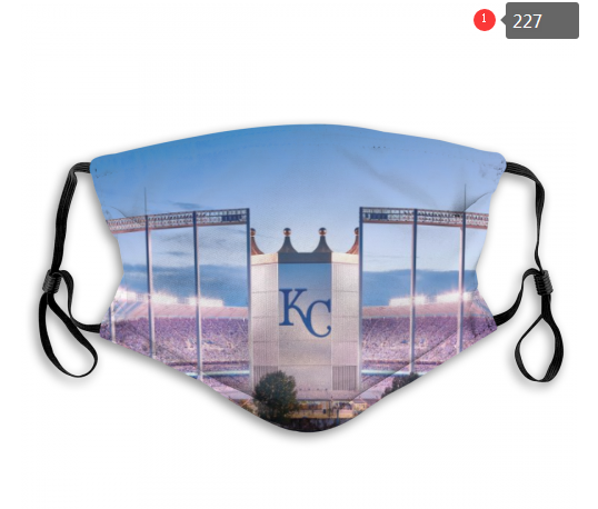 MLB Kansas City Royals #3 Dust mask with filter->mlb dust mask->Sports Accessory